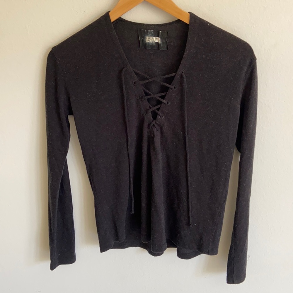 Reformation wool long sleeve